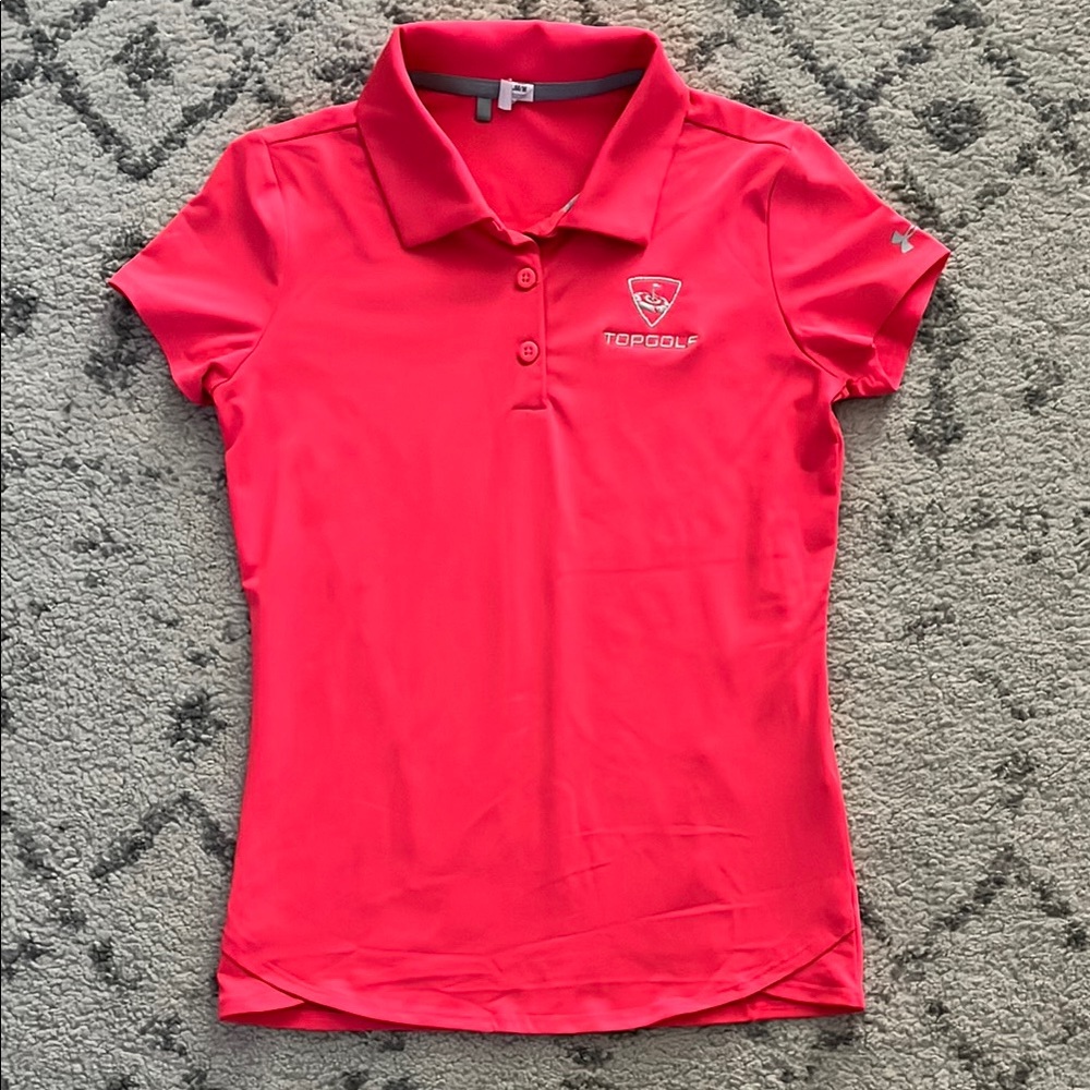 Girls UA golf polo